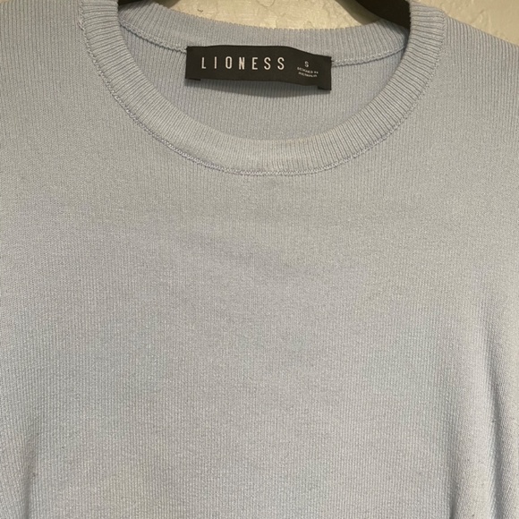 Lioness Light Blue Mini Dress with Long Sleeves - Picture 2 of 2